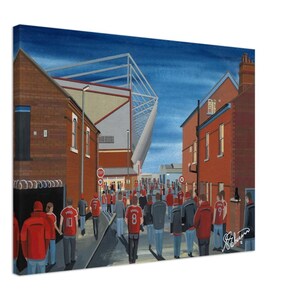 Crewe, Gresty Road Stadium Canvas Print. Wall Art Football Club FC Football Soccer Stadium Gifts, Alexandra Supporters Memorabilia
