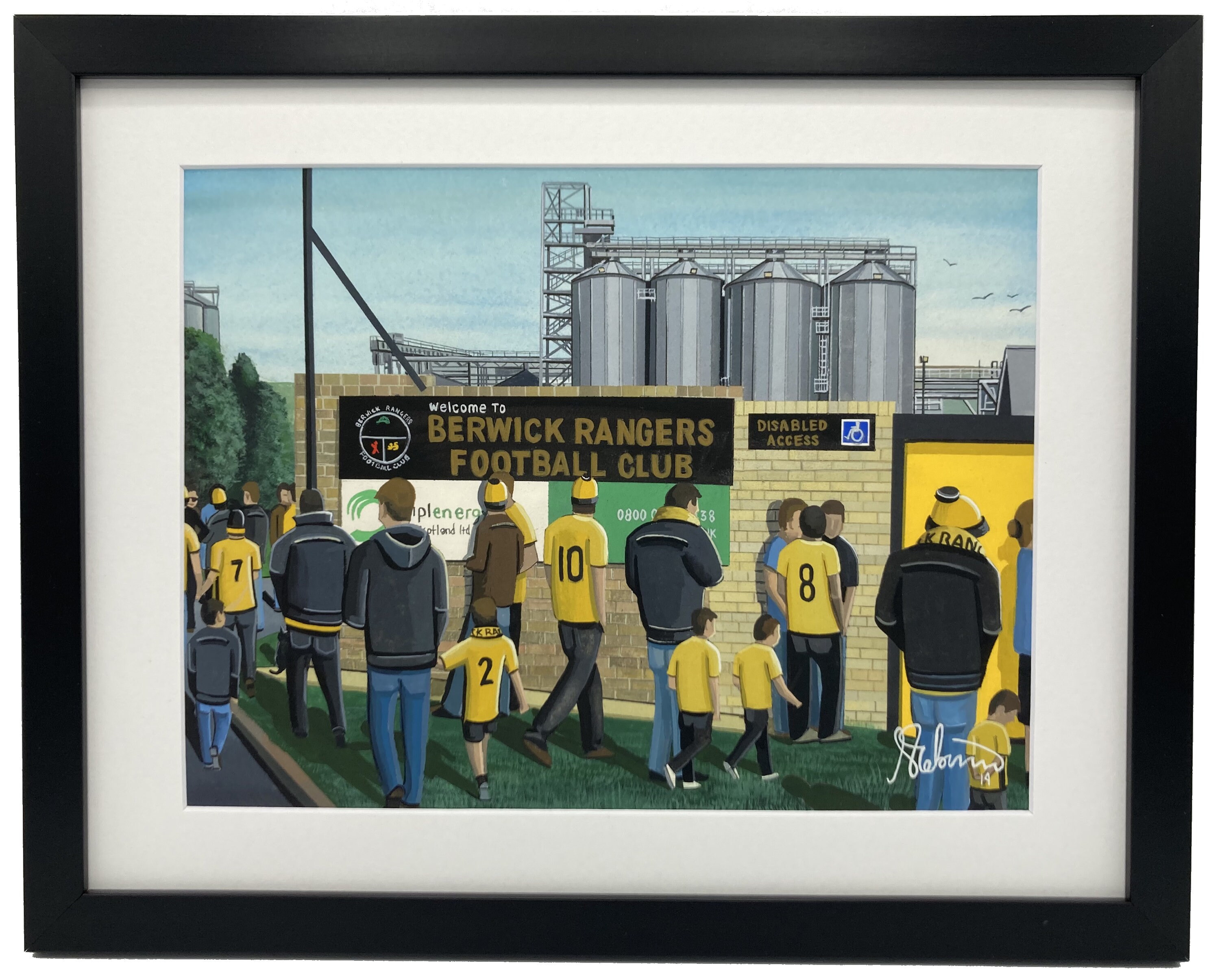 Berwick Rangers F.C Old Shielfield Park 
