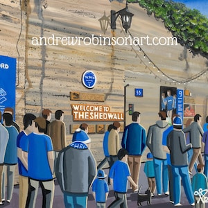 Chelsea, Stamford Bridge Stadium, Standard Poster, Wall Art Football Club FC, Gifts, Blues Supporters Memorabilia