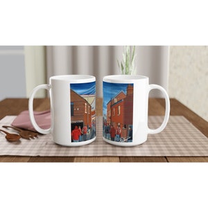 Crewe, Gresty Road Stadium White 15oz Ceramic Football Mug. Football Club FC Football Soccer Gifts, Alexandra Supporters Memorabilia