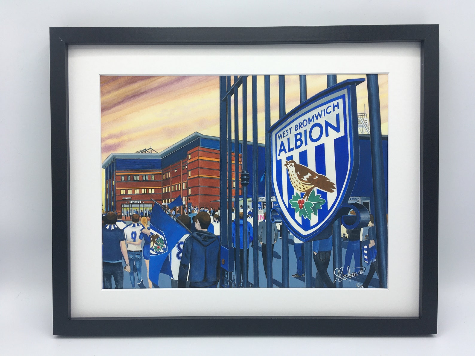 West Bromwich Albion F.C The Hawthorns. Framed High Quality | Etsy