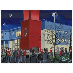 Hull, Craven Pk Stadium, Superior Poster, Wall Art Rugby Club Rugby Stadium Gifts, KR Supporters Memorabilia