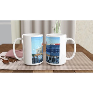 Coventry, Stadium White 15oz Ceramic Football Mug. Football Club FC Football Soccer Gifts, City Supporters Memorabilia