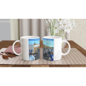 Forfar, Station Park Stadium White 11oz Ceramic Football Mug. Football Club FC Football Soccer Gifts, Athletic Supporters Memorabilia