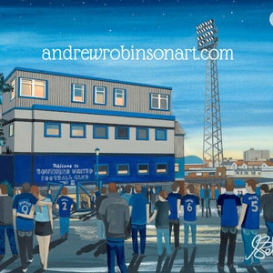 Southend, Roots Hall Stadium, Standard Poster, Wall Art Football Club FC, Gifts, United Utd Supporters Memorabilia