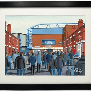 Coventry. Framed / Unframed Art Print. City Football FC, Retro Highfield Road Supporter Memorabilia Gift