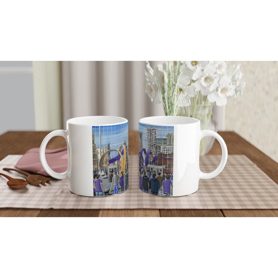 Tazza Da Colazione Con Scritta Football Americano | 330 Ml In Ceramica | Idea Regalo Per Appassionati Di Football | Stampata A Mano In Germania