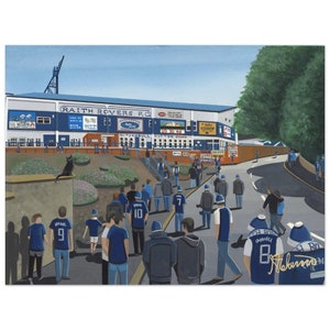 Raith, Starks PK Stadium, Superior Poster, Wall Art Football Club FC, Gifts, Rovers Supporters Memorabilia
