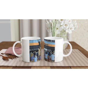 Coventry, Stadium White 11oz Ceramic Football Mug. Football Club FC Football Soccer Gifts, City Supporters Memorabilia