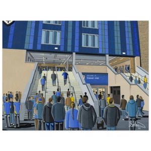 Wimbledon, Estadio Plough Lane, Póster Superior, Arte mural del Football Club FC, Regalos, Recuerdos para aficionados de los Dons