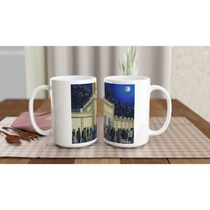 Leipzig, Football Stadium White 15oz Ceramic Football Mug. Football Club FC Football Soccer Gifts, Supporters Memorabilia