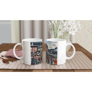 Arsenal, Memorabilia Football Stadium. White 11oz Ceramic Football Mug. Football Club FC Football Gifts, Arsenal Supporters Memorabilia