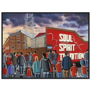 Aberdeen. Pittodrie Superior Framed Poster: FC Football Club Memorabilia