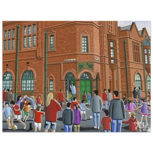 Salford Lads Club City Art Urban Cityscape Superior Quality Matte Paper Poster.