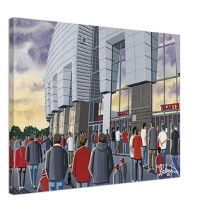 Arizona, Football Stadium. Canvas Print. Wall Art American Football Team, Stadium Gifts, Supporters Memorabilia