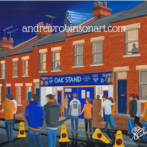 Luton, Kenilworth Rd Stadium, Standard Poster, Wall Art Football Club FC, Gifts, Town Supporters Memorabilia
