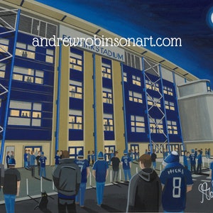 Falkirk, Falkirk Stadium, Standard Poster, Wall Art Football Club FC, Gifts, Bairns Supporters Memorabilia