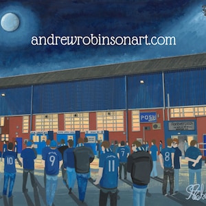 Peter Borough, London Rd Stadium, Poster Standard, Wall Art Football Club FC, Geschenke, Memorabilien von United Utd Fans