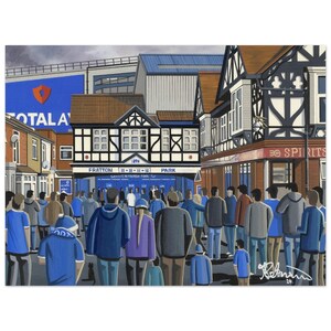 Portsmouth, Fratton Pk Stadium, Superior Poster, Wall Art Football Club FC, Gifts, Pompey Supporters Memorabilia
