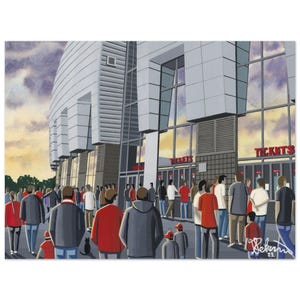 Arizona, Football Stadium, Superior Poster, Wall Art American Football Team, Stadium Gifts, Supporters Memorabilia