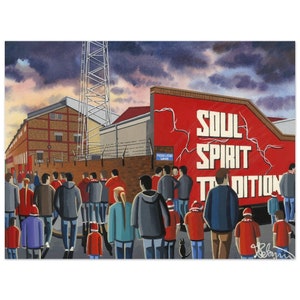 Aberdeen, Pittodrie Stadium, Superior Poster, Wall Art Football Club FC, Gifts, Dons Supporters Memorabilia