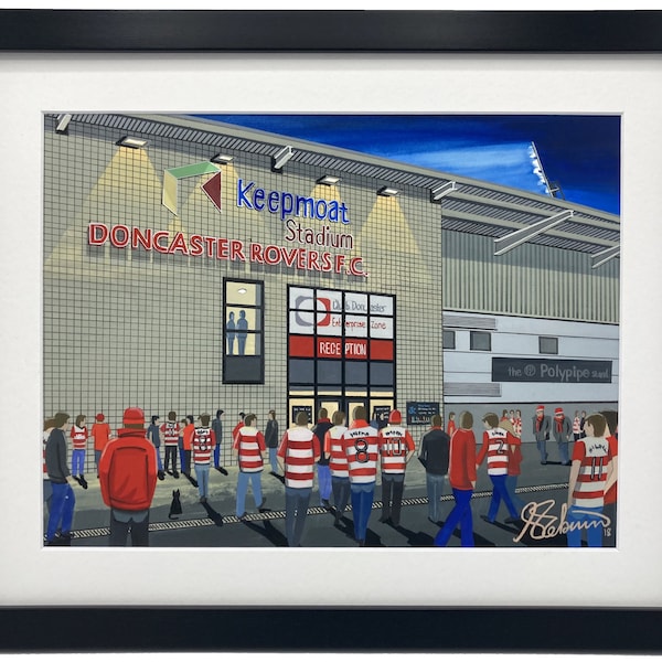 Doncaster Rovers Print Etsy
