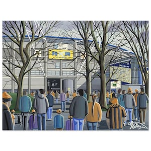 Póster del estadio de fútbol de Hull, arte mural del FC FC, regalos, recuerdos de los aficionados del City