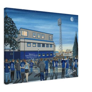 Southend, Roots Hall Stadium Canvas Print. Wall Art Football Club FC Football Soccer Stadium Gifts, United Utd Supporters Memorabilia