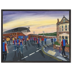 Crystal P. Selhurst Pk. Stadium Superior Framed Poster: Palace Memorabilia Wall Art