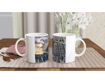 Dallas. 11 Unzen American Football Club Tasse: Stadion-Unterstützer Erinnerungsstücke Geschenk Spülmaschine Mikrowellenfest