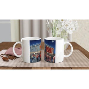 Rotherham, Football Stadium. 11oz Ceramic Mug. Football Club FC Football Soccer Gifts, United Utd Supporters Memorabilia