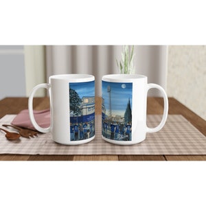 Southend, Roots Hall Stadium White 15oz Ceramic Football Mug. Football Club FC Football Soccer Gifts, United Utd Supporters Memorabilia