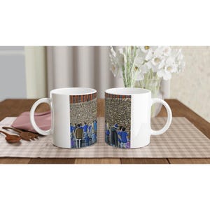Everton, H Dickinson Football Stadium White 11oz Ceramic Football Mug. Football Club FC Football Soccer Gifts, Supporters Memorabilia