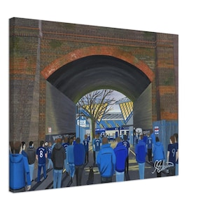 Millwall. The Den Canvas Print: Football Club Memorabilia