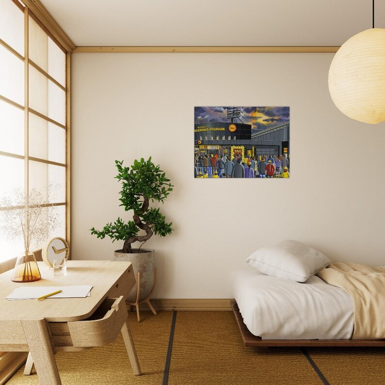 Watford, Vicarage Road Football Canvas Print 60cm X 80cm / 24 X 32