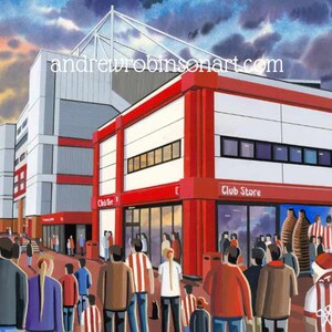 Stoke, Football Stadium, Standard Poster, Wall Art Football Club FC, Gifts, City Supporters Memorabilia