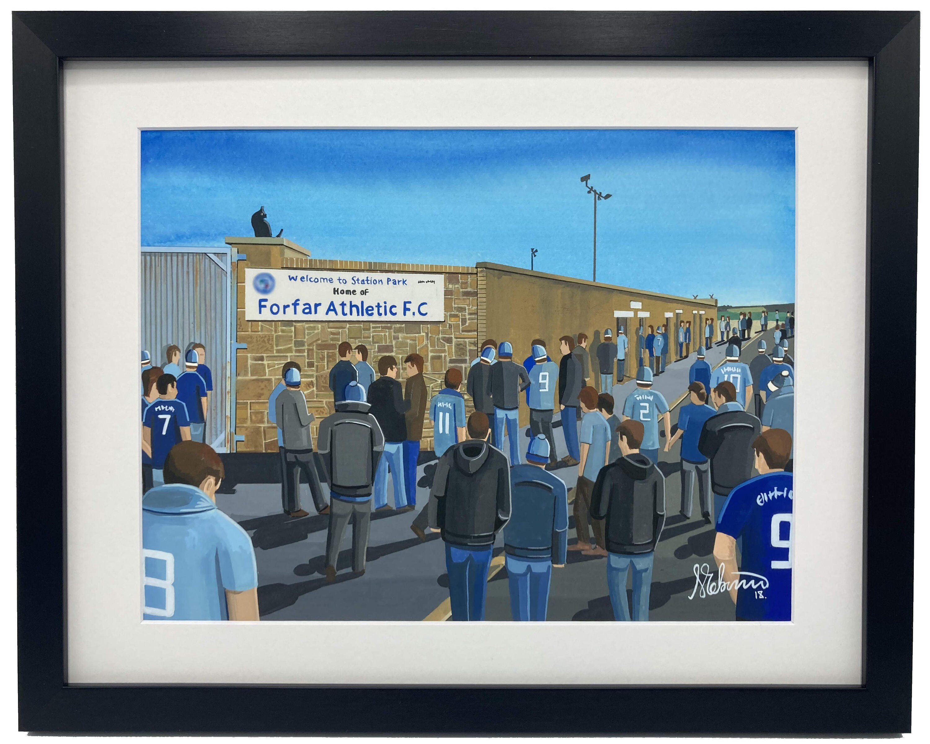 Altrincham F.C. Moss Lane Stadium Framed, Professionally Printed Football  Memorabilia Giclee Art Print. : : Home & Kitchen