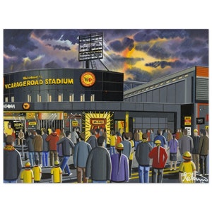 Watford, Vicarage rd Stadium, Superior Poster, Wall Art Football Club FC, Gifts, Hornets Supporters Memorabilia