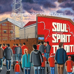 Aberdeen, Pittodrie Stadium, Standard Poster, Wall Art Football Club FC, Gifts, Dons Supporters Memorabilia
