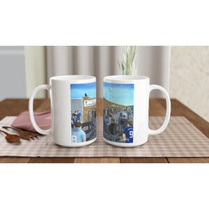 Forfar, Station Pk Stadium White 15oz Ceramic Football Mug. Football Club FC Football Soccer Gifts, Athletic Supporters Memorabilia