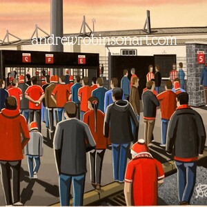 Derry, Brandywell football Stadium, Standard Poster, Wall Art Football Club FC, Gifts, City Supporters Memorabilia