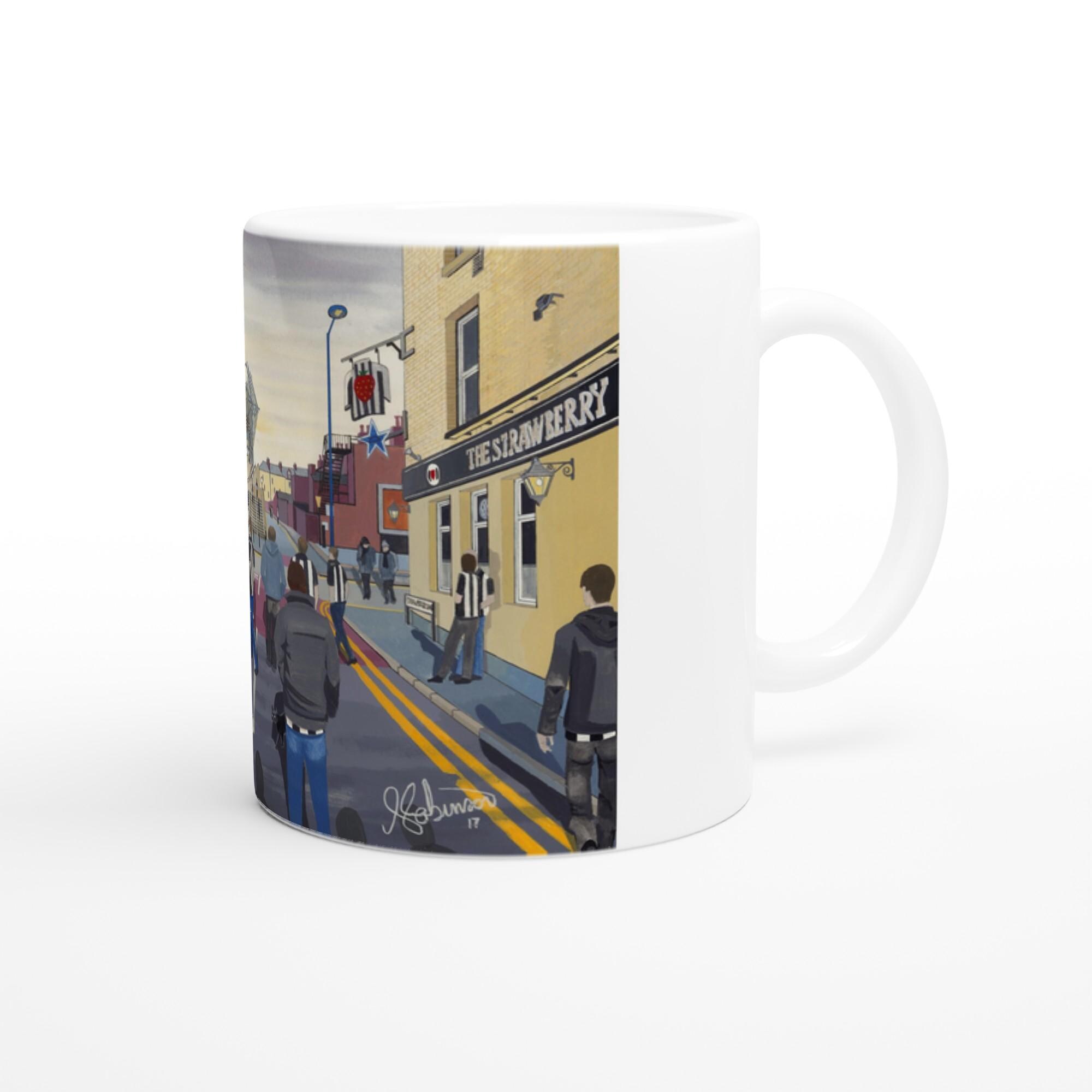 Tasse à Thé Officielle Newcastle United FC – Céramique, Passe Micro-ondes Et Lave-vaisselle – Idée Cadeau Fan