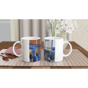 Everton, Retro Goodison Park Stadium White 11oz Ceramic Football Mug. Football Club FC Football Soccer Gifts, Toffees Supporters Memorabilia