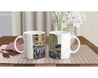 Mug Vintage Warner Bros - Elmer Fudd FC Barcelone - 1997 - Céramique 9cm