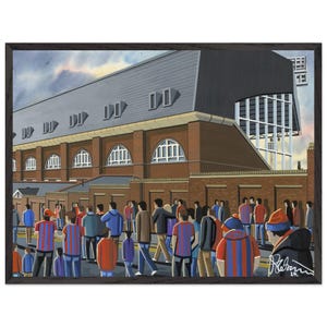 Crystal P. Selhurst Pk Superior Football Club Framed Poster:  Palace Memorabilia