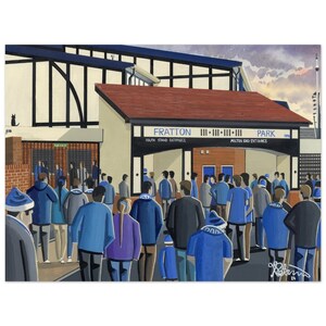Portsmouth, Fratton Pk Stadium, Superior Poster, Wall Art Football Club FC, Gifts, Pompey Supporters Memorabilia