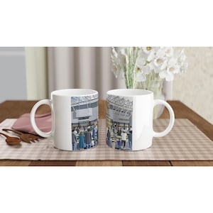Derby, Pride Pk Stadium White 11oz Ceramic Football Mug. Football Club FC Football Soccer Gifts, County Supporters Memorabilia