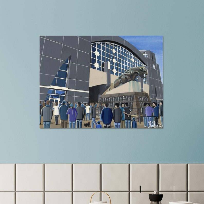 Carolina Museum Quality American Football Matte Paper Poster. Etsy