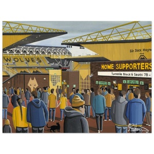 Wolves, Wolverhampton, Molineux, Superior Poster, Wall Art Football Club FC, Gifts, Wanderers Supporters Memorabilia