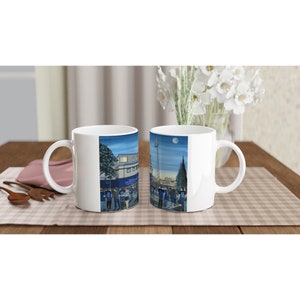 Southend, Roots Hall Stadium White 11oz Ceramic Football Mug. Football Club FC Football Soccer Gifts, United Utd Supporters Memorabilia